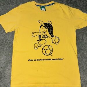 Yellow FIFA World Cup 2014 T-Shirt